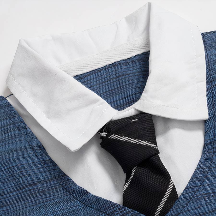 Lightweight Baby Romper Suit with Tie Baby Dress Outfit for Boys