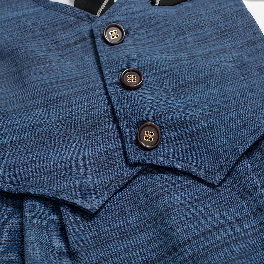 Lightweight Baby Romper Suit with Tie Baby Dress Outfit for Boys