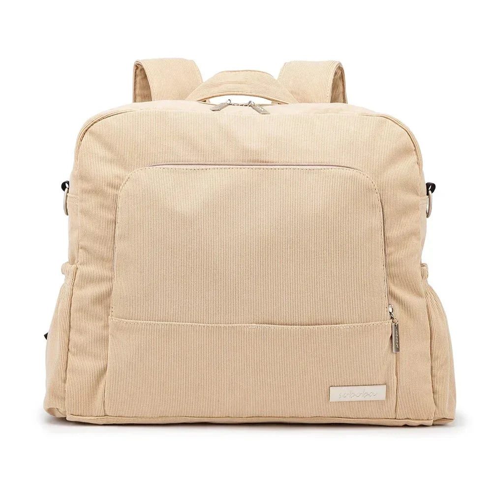 Soboba Multifunctional Corduroy Diaper Bag