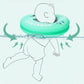 Inflatable Newborn Swimming Ring Baby Float for Infant Water Safety