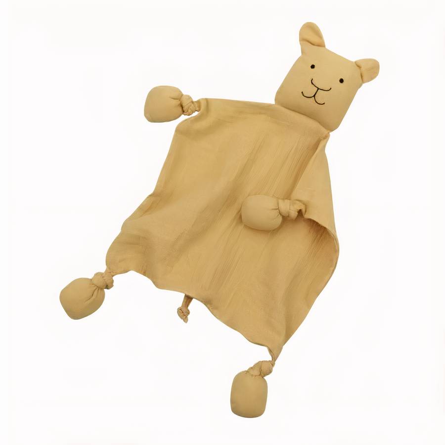 Baby Plush Bear Lovey Comforter Soft Security Blanket for Infants