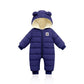Baby Winter Fleece Onesie Snowsuit Warm Cozy Infant Coverall