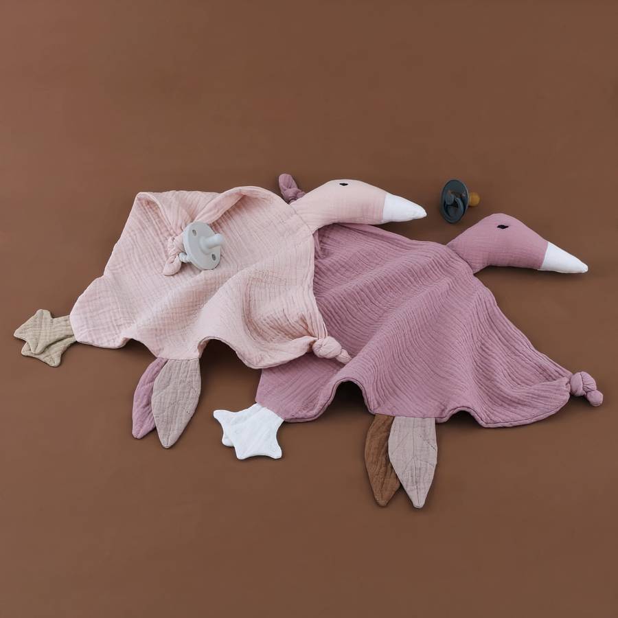 Vintage Baby Comfort Blanket for Newborns Soft Security Blanket