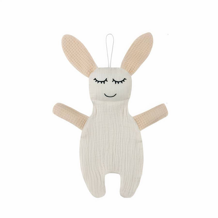 Cotton Baby Bunny Security Blanket Plush Toy for Girls and Boys