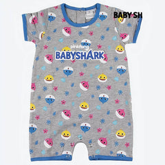 Baby Shark Short Sleeve Romper for Babies Toddler Infant Clothes Summer Outfit