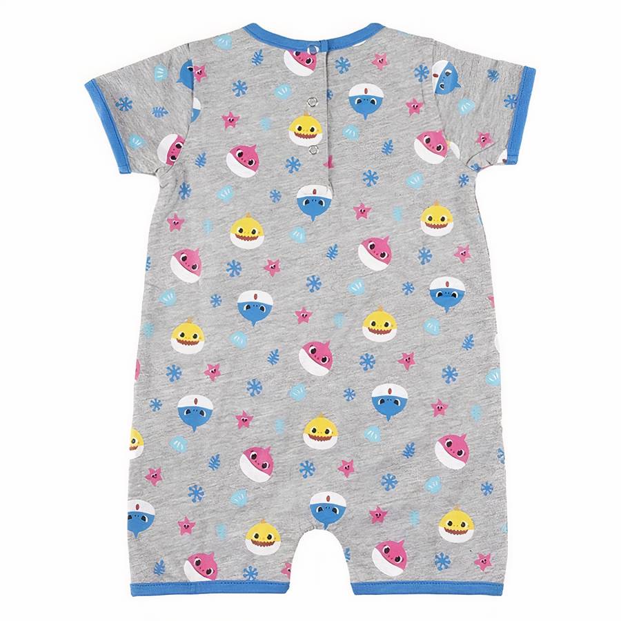 Baby Shark Short Sleeve Romper for Babies Toddler Infant Clothes Summer Outfit