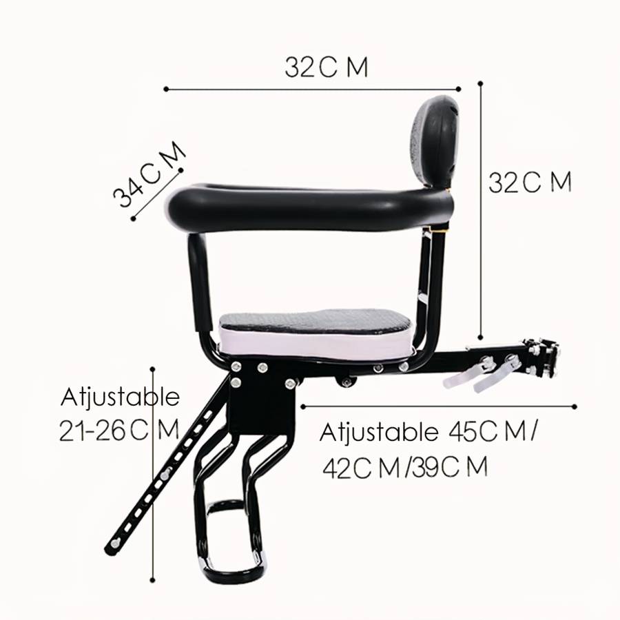 Child Bike Seats for Toddlers and Kids Safe Bicycle Seat Accessories