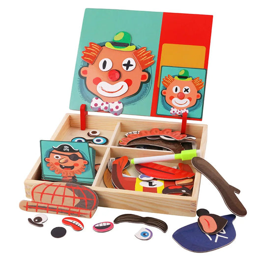 Montessori Magnetic Puzzle for Kids Educational Learning Toy