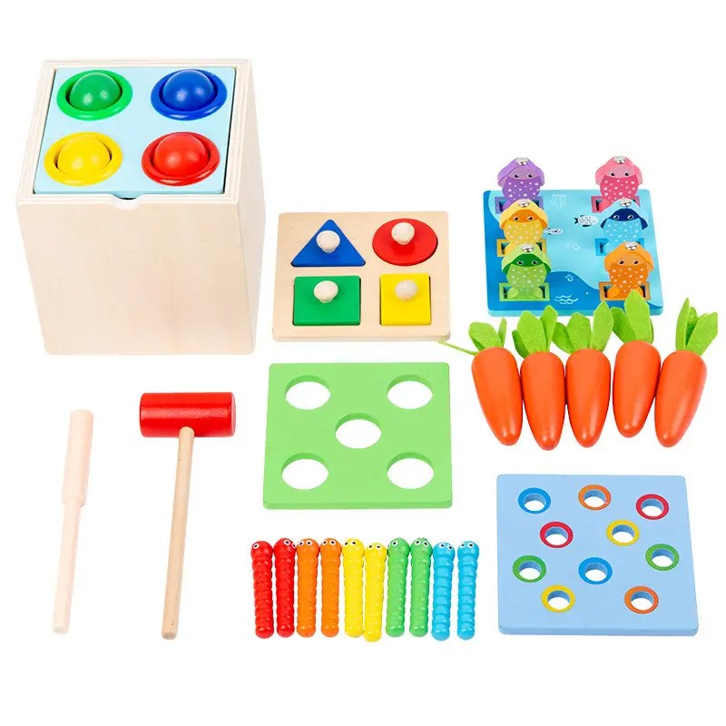 Object Permanence Learning Box Toy for Babies Toddler Development Educational Playset