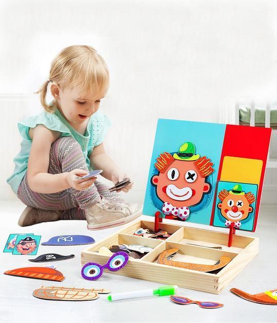 Montessori Magnetic Puzzle for Kids Educational Learning Toy