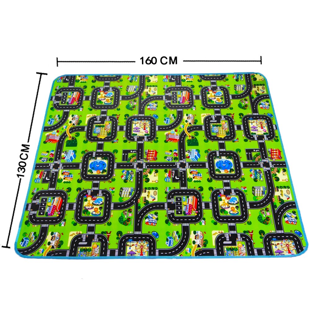 Kids Car Track Play Mat