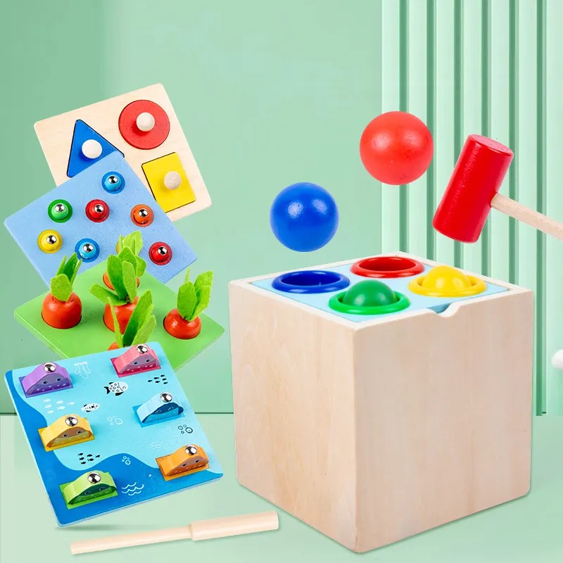 Object Permanence Learning Box Toy for Babies Toddler Development Educational Playset