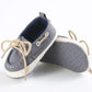 Baby Lace-Up Moccasins Soft Sole Infant Shoes