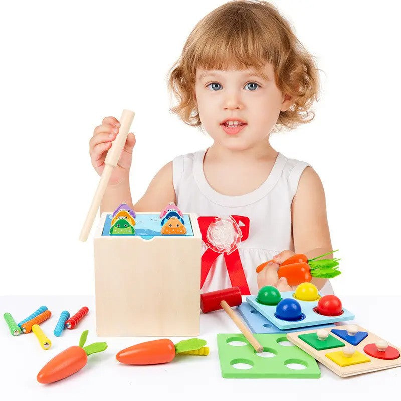 Object Permanence Learning Box Toy for Babies Toddler Development Educational Playset
