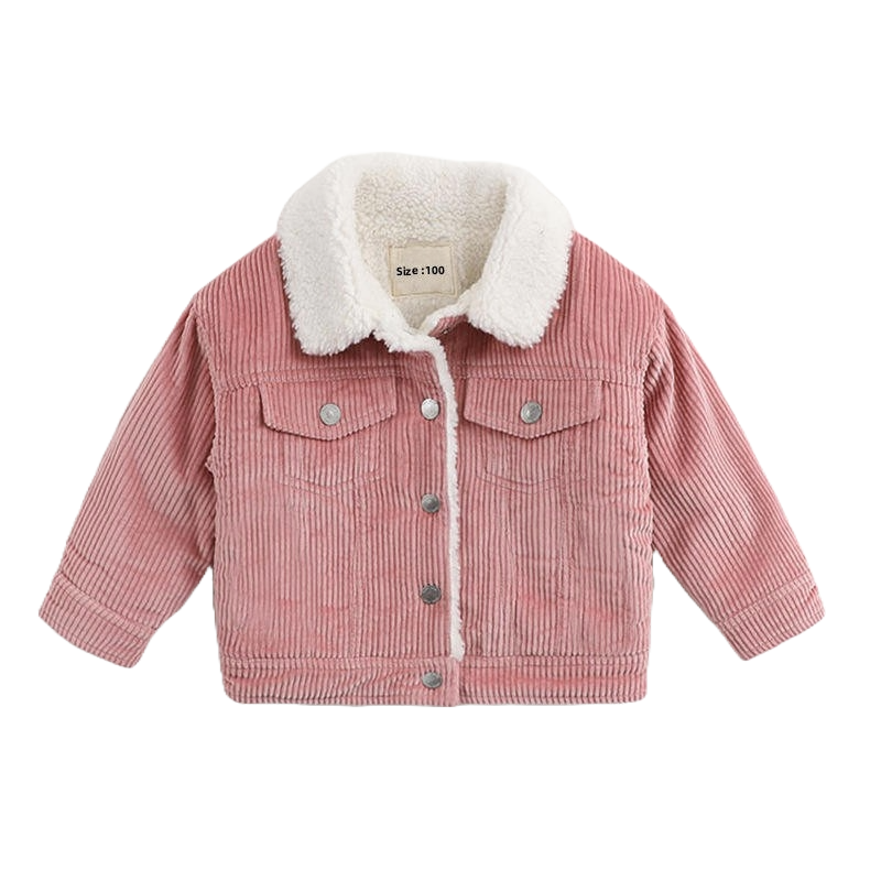 Sherpa Lined Denim Jacket for Women Warm Fleece Jean Coat