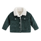 Sherpa Lined Denim Jacket for Women Warm Fleece Jean Coat