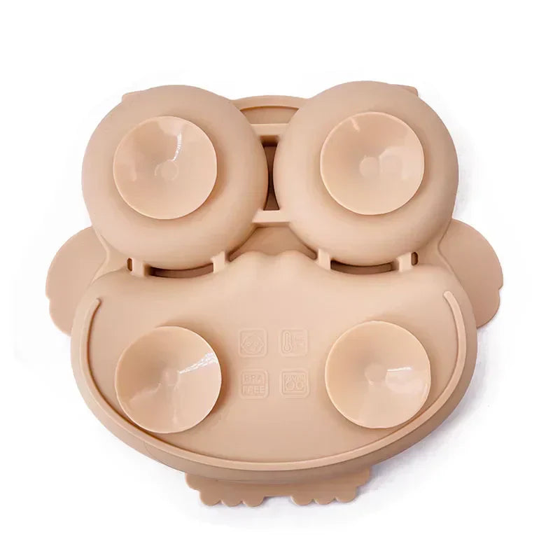 Baby Suction Plate Toddler Non Slip Feeding Dish Spill Proof Bowl