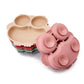 Baby Suction Plate Toddler Non Slip Feeding Dish Spill Proof Bowl