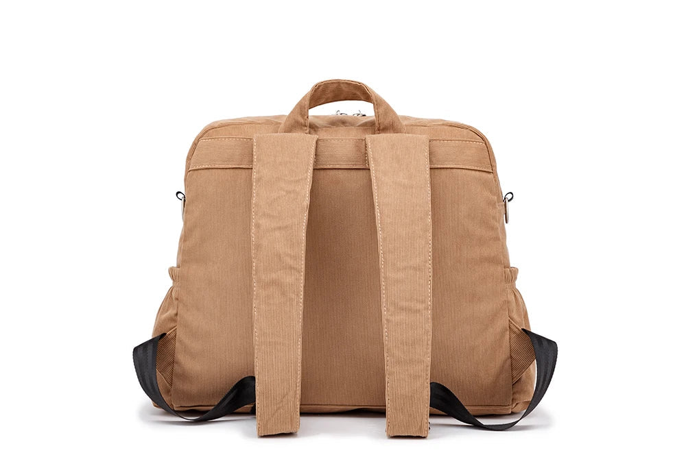 Soboba Multifunctional Corduroy Diaper Bag