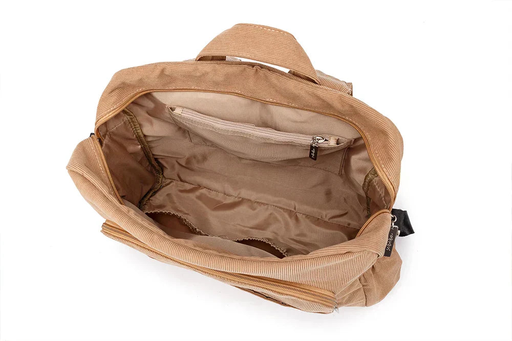 Soboba Multifunctional Corduroy Diaper Bag