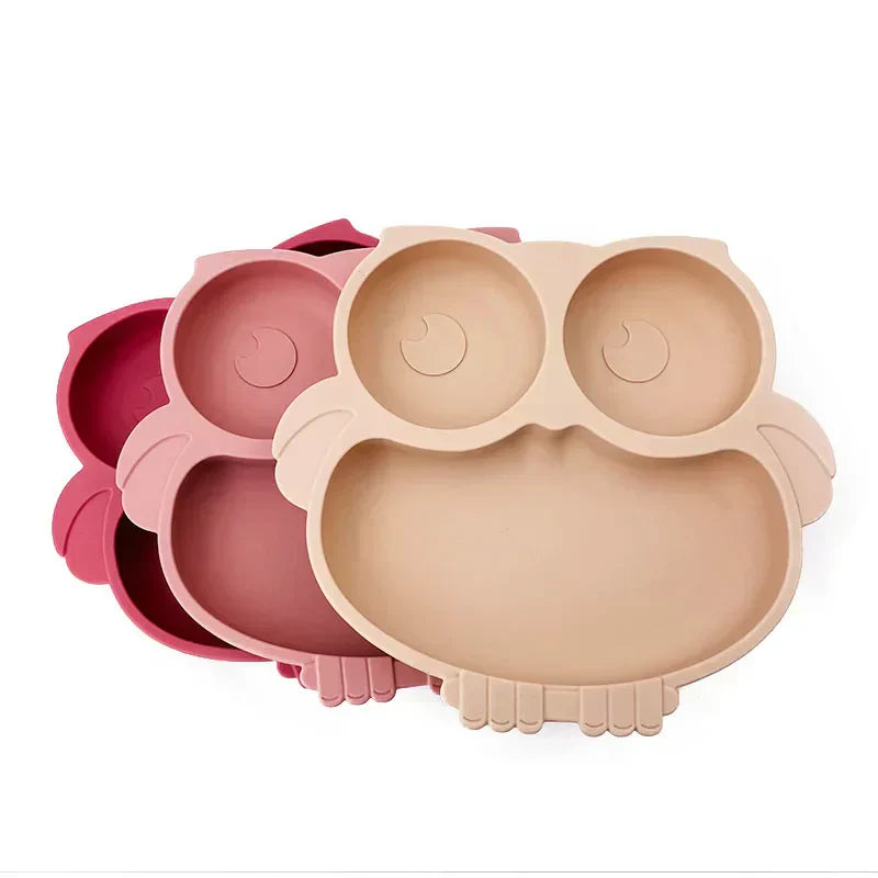 Baby Suction Plate Toddler Non Slip Feeding Dish Spill Proof Bowl