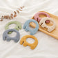 Baby Elephant Teething Ring Soft Silicone Teether Toy for Infants