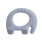 Baby Elephant Teething Ring Soft Silicone Teether Toy for Infants
