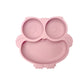 Baby Suction Plate Toddler Non Slip Feeding Dish Spill Proof Bowl