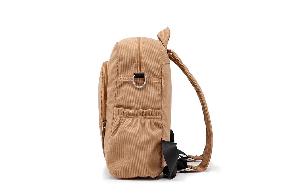 Soboba Multifunctional Corduroy Diaper Bag