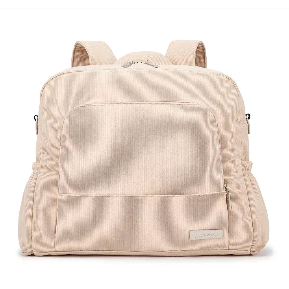 Soboba Multifunctional Corduroy Diaper Bag