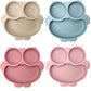 Baby Suction Plate Toddler Non Slip Feeding Dish Spill Proof Bowl
