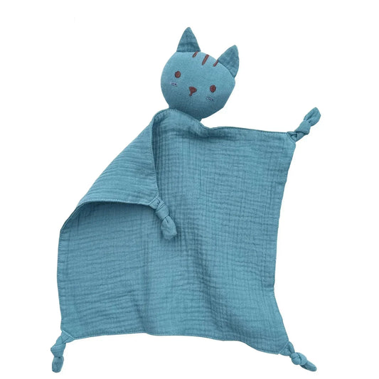 Baby Cat Lovey Plush Toy Security Blanket